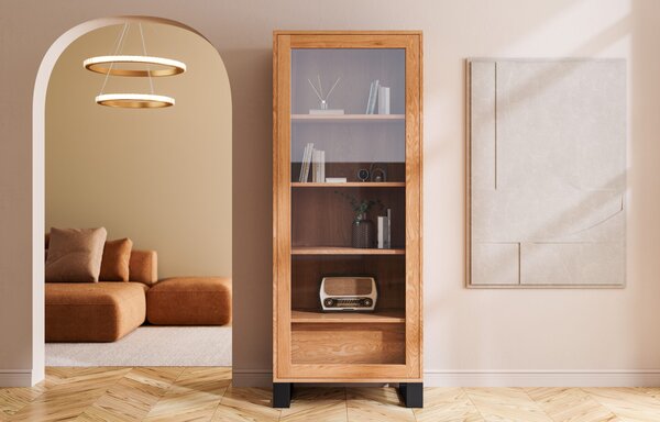 Witryna industrialna Axel Dąb 80 cm