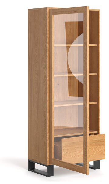 Witryna industrialna Axel Dąb 80 cm