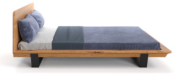 Łóżko z litego drewna Nova Slim Buk 160x200 cm Danzz