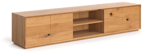 Szafka RTV Pavo z litego drewna Buk 160 cm