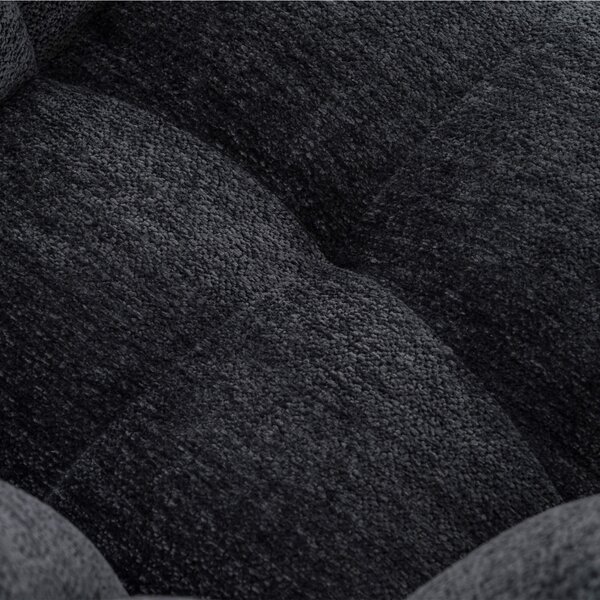 EMWOmeble Krzesło obrotowe FREJA 2 raven #18, czarne nogi