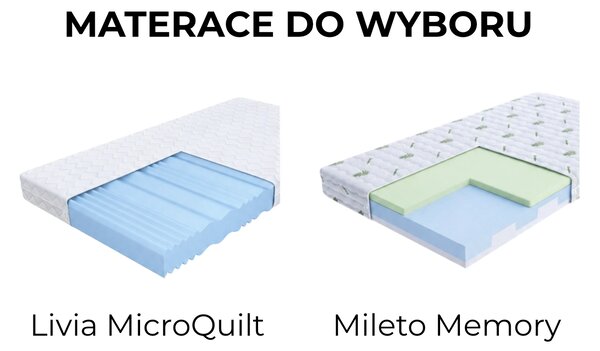 Łóżko - Tapczan Tokyo - Wybór koloru
