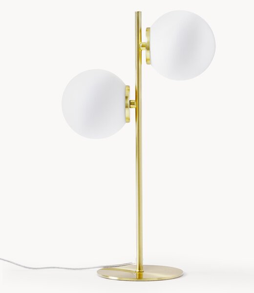 Lampa stołowa ze szkła opalowego Atlanta