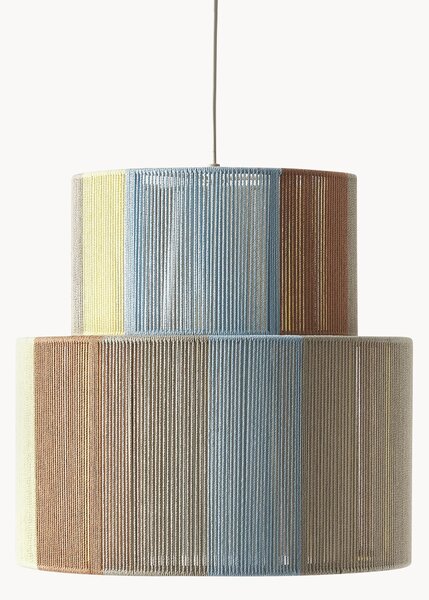 Lampa wisząca z włókna lnianego Lace