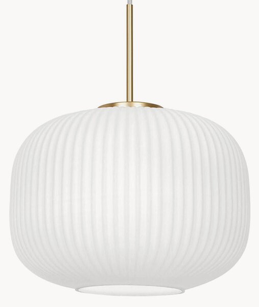 Lampa wisząca ze szkła opalowego Milford