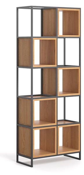 Regał drewniany Frame Olcha Dwurzędowy