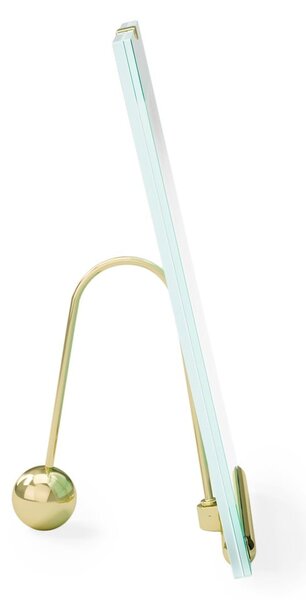 Szklana ramka stojąca w kolorze złota 19x23 cm Flute – Umbra