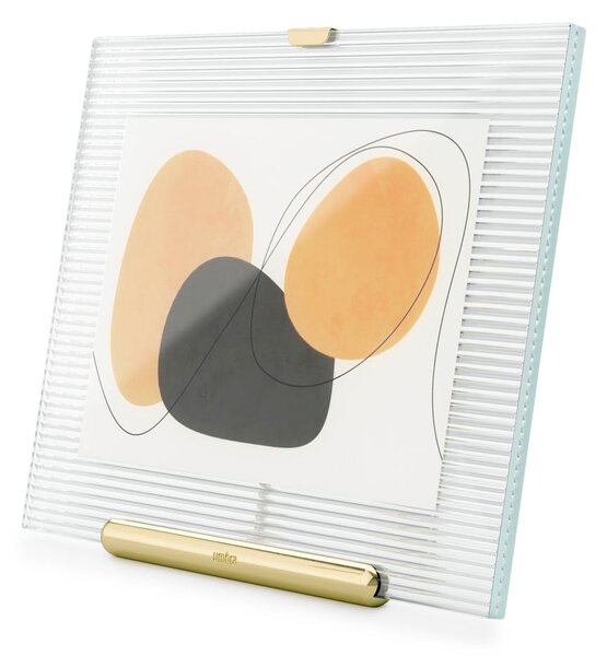 Szklana ramka stojąca w kolorze złota 19x23 cm Flute – Umbra