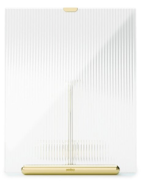 Szklana ramka stojąca w kolorze złota 19x23 cm Flute – Umbra