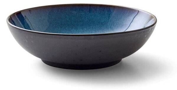 Czarno-niebieska kamionkowa miska do serwowania 1,8 l Gastro Dark Blue/Black – Bitz