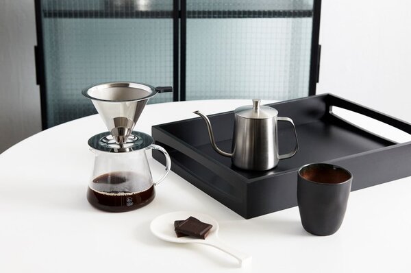 Kawiarka ze stali nierdzewnej w kolorze srebra 500 ml Slow Coffee – Leopold Vienna
