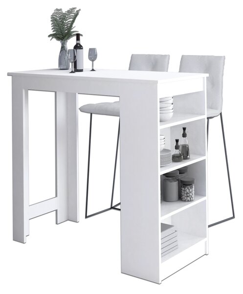 Stolik barowy pod hoker AKORD Biay 115 cm 4 póki 115x50x103 cm