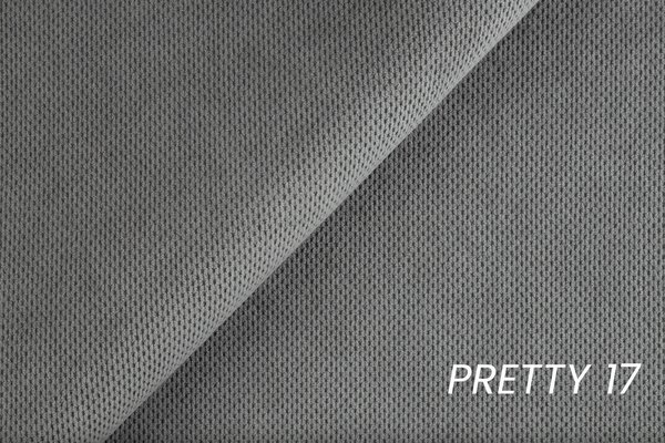 Narożnik Nardo Maxi z funkcją spania prawostronny - szary plusz Pretty 17