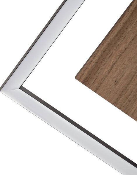 Lampa sufitowa Vectra Lucande, możliwość ściemniania, ciemne drewno, salon / jadalnia, tworzywo sztuczne, nowoczesny
