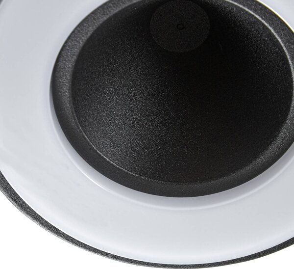 Lampa wisząca zewnętrzna LED Lindby Soran, Ø 15 cm, czarna, IP44 Soran, czarny, metal, nowoczesny