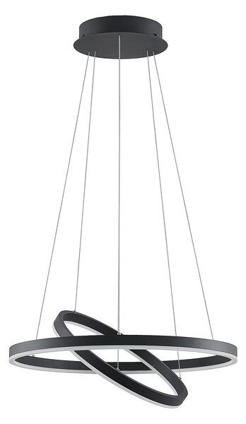 Lampa Wisząca Arcchio, Albiona, ściemnialny, czarny, kuchnia, metal, nowoczesny
