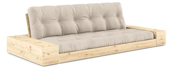 Beżowa rozkładana sofa 244 cm Base – Karup Design