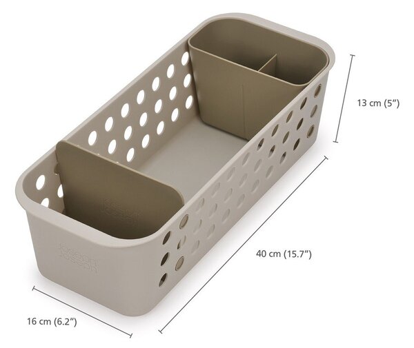 Beżowy organizer łazienkowy EasyStore – Joseph Joseph