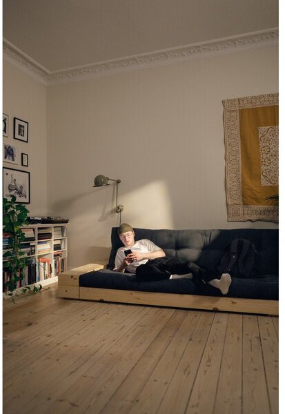 Beżowa rozkładana sofa 244 cm Base – Karup Design