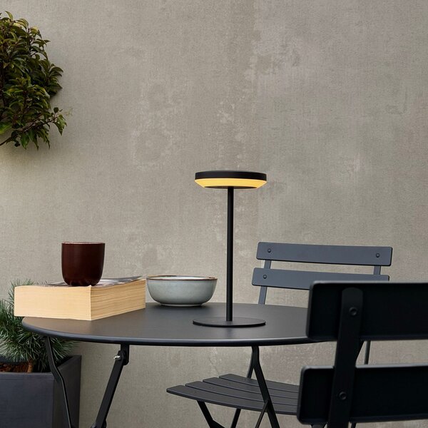 Zewnętrzna Lampa Dyberg Larsen, Otera, czarny, aluminium, nowoczesny