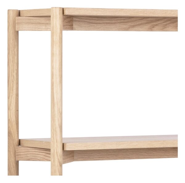 Regał w dekorze dębu w naturalnym kolorze 86x160x30 cm Braidwood – Actona