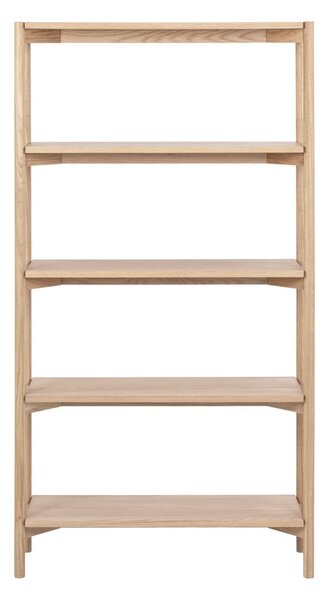 Regał w dekorze dębu w naturalnym kolorze 86x160x30 cm Braidwood – Actona