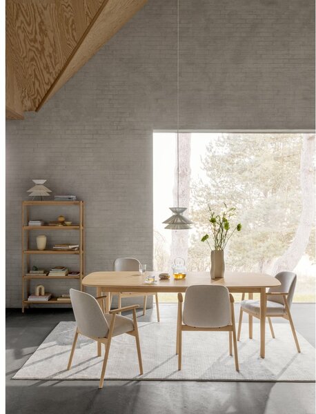 Regał w dekorze dębu w naturalnym kolorze 86x160x30 cm Braidwood – Actona