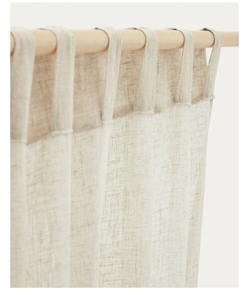 Beżowa zasłona 140x260 cm Mahina – Kave Home