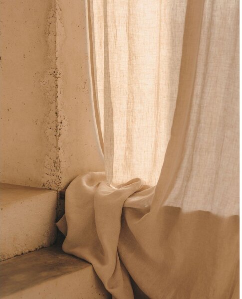 Beżowa zasłona 140x260 cm Mahina – Kave Home