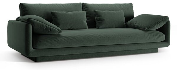 Ciemnozielona sofa 220 cm Torino – Micadoni Home