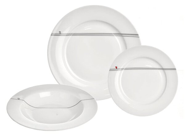 Porcelanowy zestaw talerzy 18 szt. – Orion