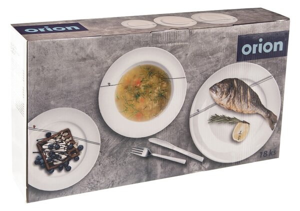Porcelanowy zestaw talerzy 18 szt. – Orion