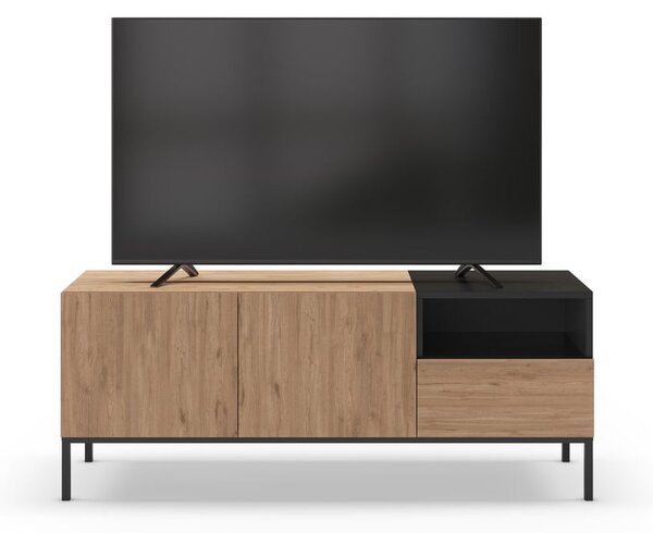 Szafka pod TV w naturalnym kolorze 140x55 cm Cailin – Marckeric