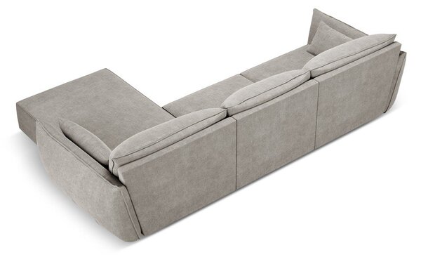 Jasnoszary narożnik (prawostronny) Vanda – Mazzini Sofas