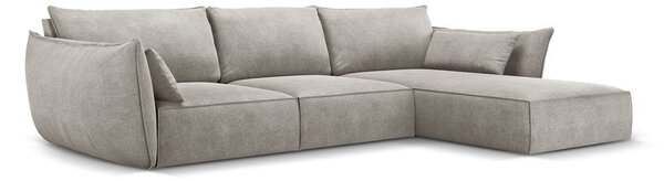Jasnoszary narożnik (prawostronny) Vanda – Mazzini Sofas