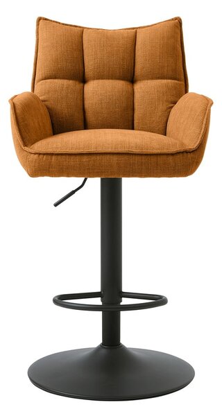 Pomarańczowe hokery z regulowaną wysokością zestaw 2 szt. Marilla – Unique Furniture