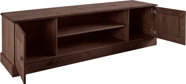 Brązowa szafka pod TV z litego drewna sosnowego 45x40 cm Mille – Støraa
