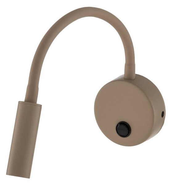 Kinkiet Lagos TK Lighting, możliwość ściemniania, kremowy / amber, sypialnia, metal