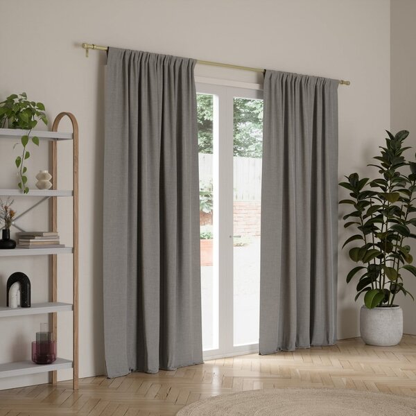 Stalowy regulowany karnisz w kolorze złota 91 - 168 cm Cleo – Umbra