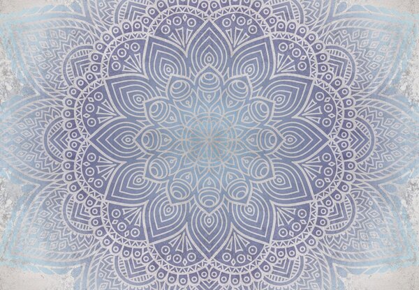 Fototapeta - Mandala w betonie (196x136 cm)