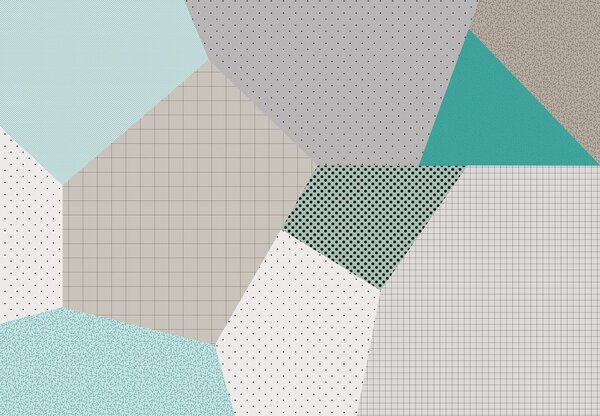 Fototapeta - Wzory w kolorach (196x136 cm)