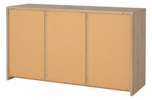 Biało-naturalna komoda w dekorze dębu 149x84x48 cm Next – Tvilum