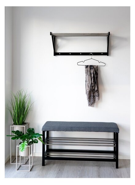Zestaw 2 beżowych metalowych doniczek House Nordic Marla