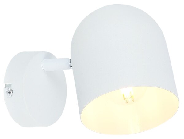 Azuro Lampa Kinkiet 1X40W E27 Biały