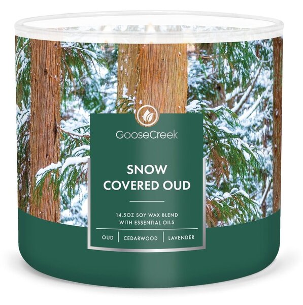Goose Creek Snow Covered Oud świeca zapachowa, czas palenia 35 h