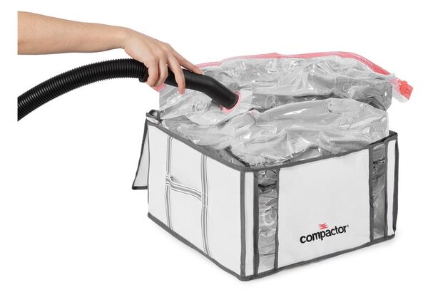 Tekstylne pojemniki do przechowywania ubrań zestaw 2 szt. próżniowe/usztywniane 42x25x25 cm Life – Compactor