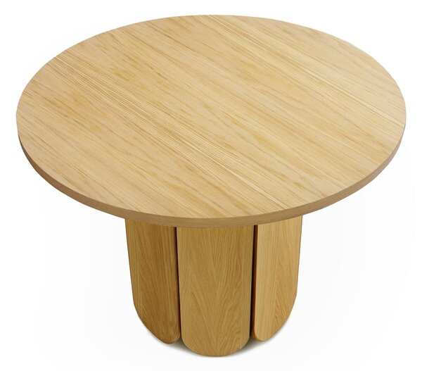 Stół w dekorze dębu Woodman Soft, ø 98 cm