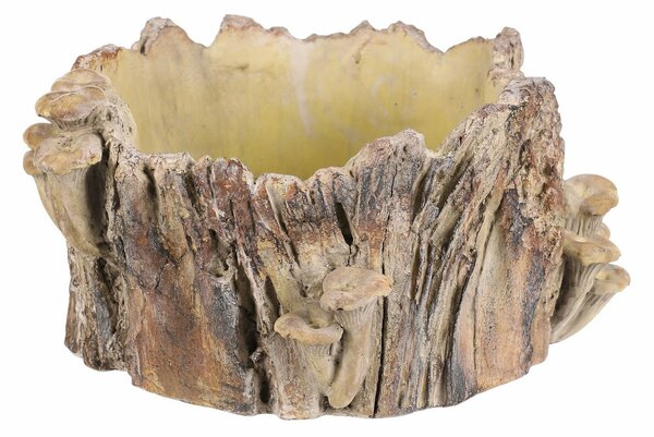 Obudowa betonowa - pień z grzybami, 32 x 29 x 16cm, 32 cm