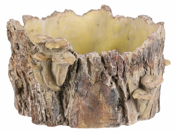 Obudowa betonowa - pień z grzybami, 32 x 29 x 16cm, 32 cm