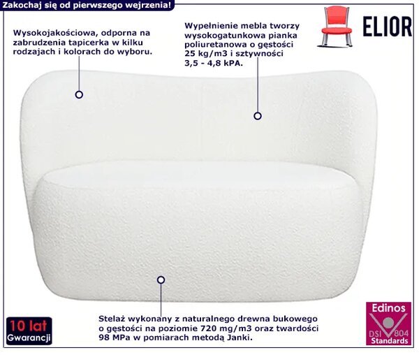 Dwuosobowa tapicerowana sofa S7-K63